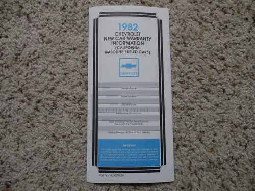 1982 camaro factory - 1982,