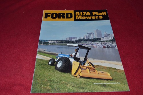 Ford tractor 917a - tractor, flail