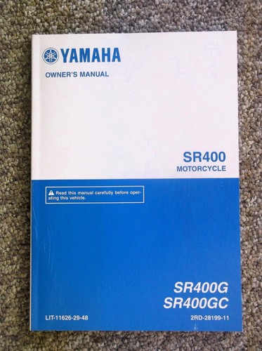 Yamaha sr400 oem owners - yamaha,