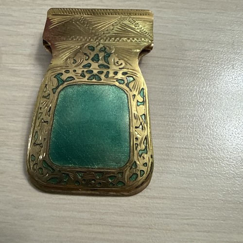 Antique vintage green enamel - vintage,