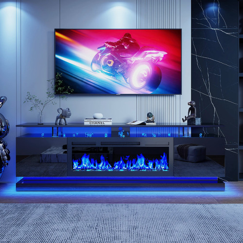 Stand fireplace with - stand, 70"