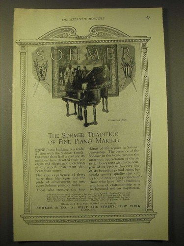 1924 sohmer piano florentine - sohmer,