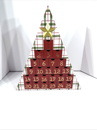 Wooden christmas advent - wooden,