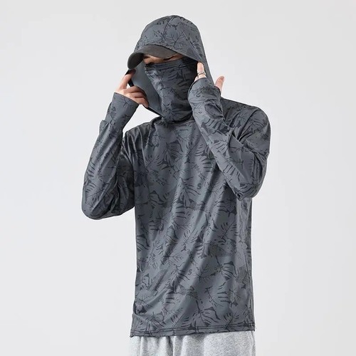 Fishing shirt hooded men - fishing,