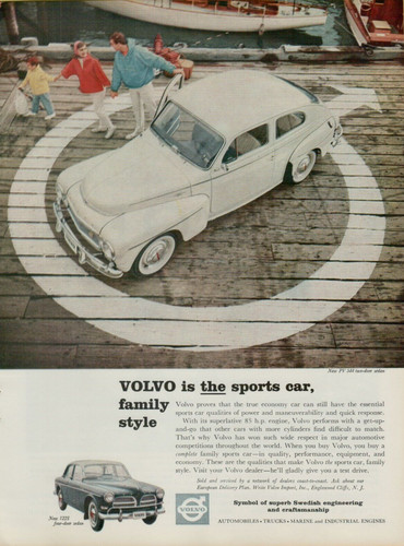 1960 volvo 544 door - pv,