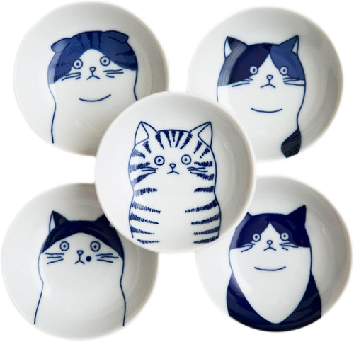 Japanese cat ceramic small - cat,