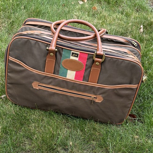 Vintage lark suitcase leather - vintage,