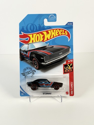 Hot wheels camaro black - wheels, '67