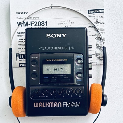 Sony walkman f2081 fm - wm-f2081, am/fm