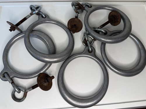 Set metal trapeze rings - metal,