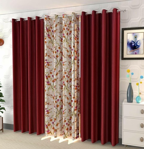 Piece maroon floral ringtop - 3,