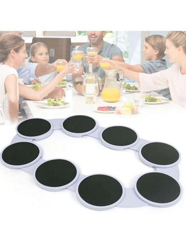 8pcs portable rotating dinner - 8pcs,