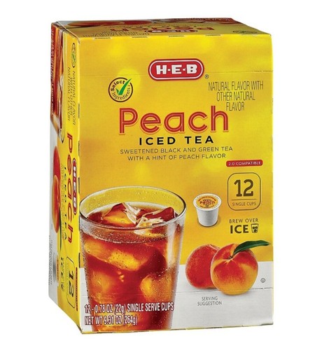 Peach iced tea cup pods - peach, k-cup