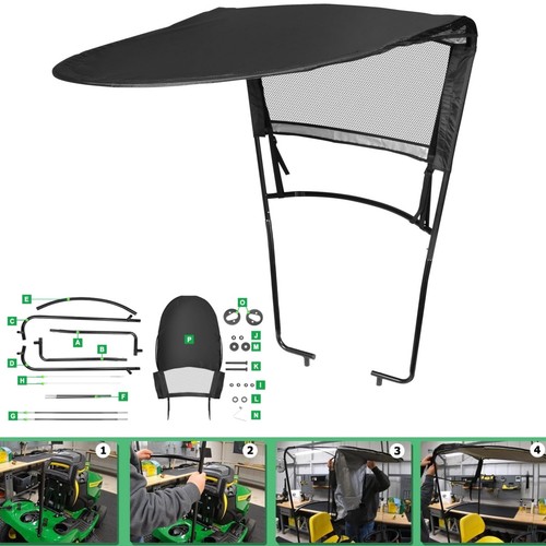Riding mower sun canopy - sun,