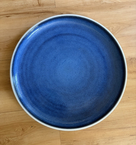 Heath blue ceramic - ceramic, round