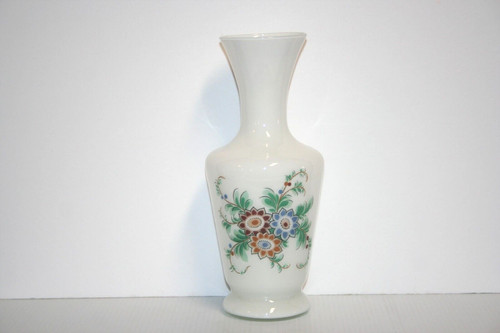 Decorative white satin glass - white,