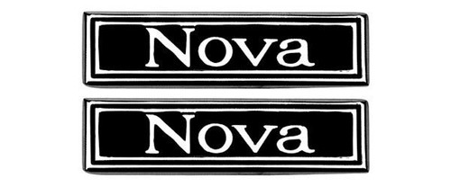 Door panel emblem 1969 nova - door, 1969-72