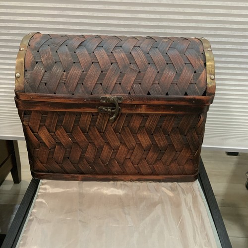 Vintage handwoven rattan and - vintage,