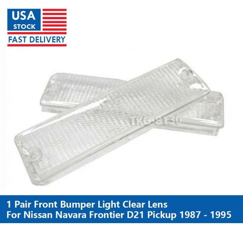 Clear front bumper light lens - front,
