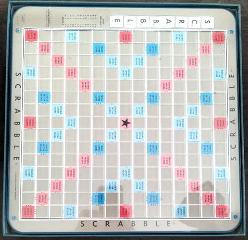 Vtg scrabble deluxe - vtg, edition