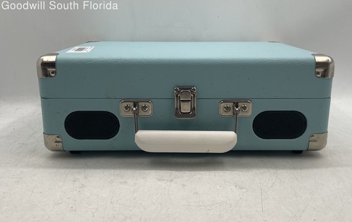 Blue portable suitcase - portable,