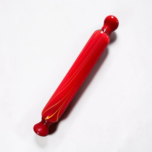 Vintage hand blown glass solid - blown,