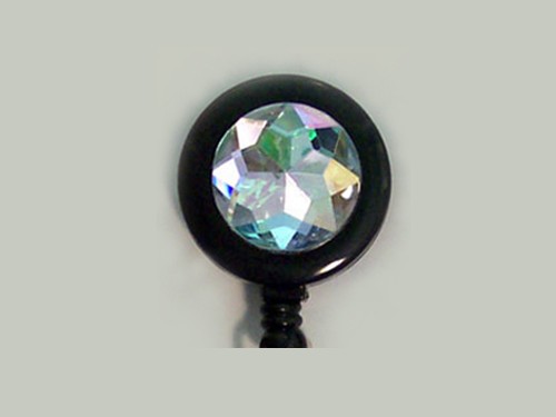 Rhinestone retractable card - id,