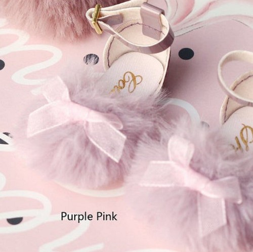 Purple pink handmade fur - sk,