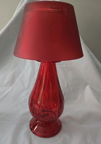 Studiohome red glass votive - glass,