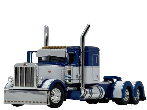 Dcp blue white peterbilt - 1/64,