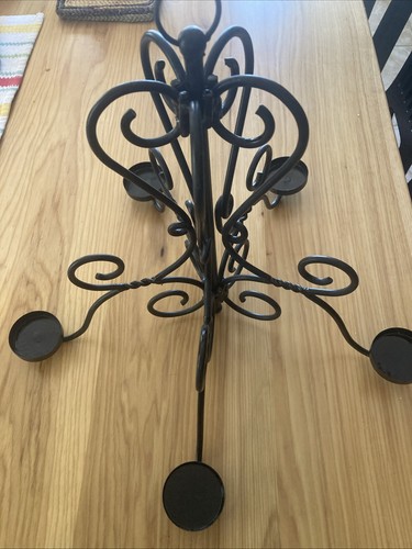Vintage iron candle holder - 5,