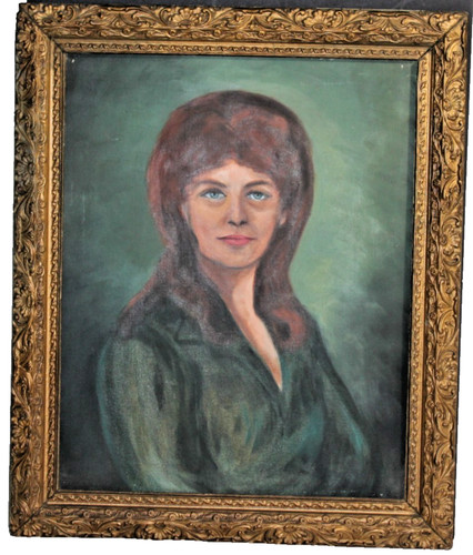 Antique acrylic canvas - acrylic, on
