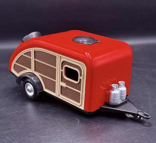 Motormax red teardrop camper - red,