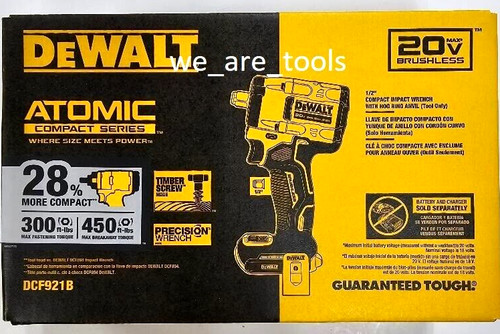 Dewalt dcf921b 20v impact - dewalt, 1/2"