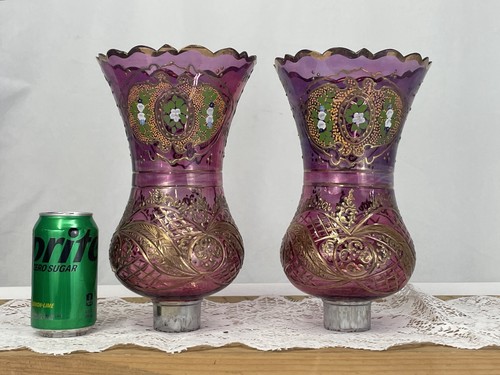 Pair antique vtg cut - antique,