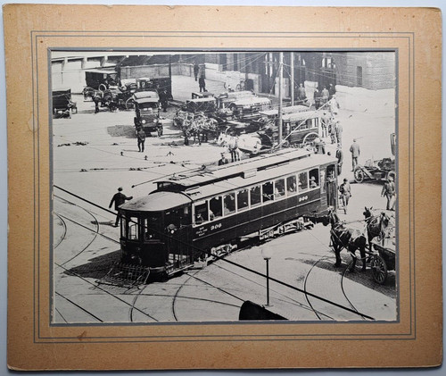 C1908 electric streetcar 206 - c1908,