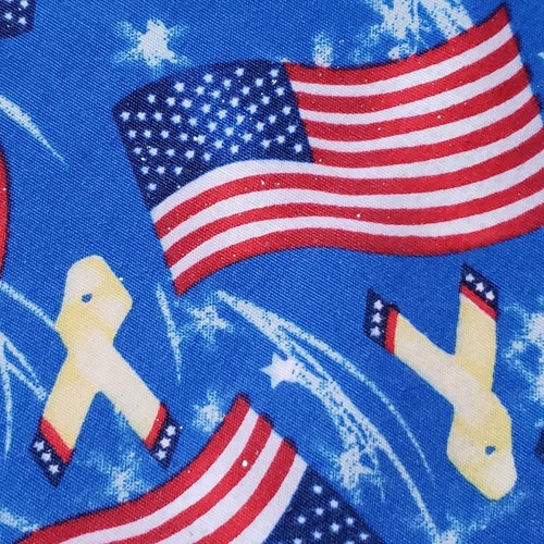 Patriotic scrub set top - patriotic, &