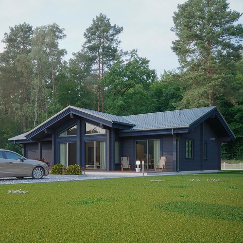 Prefab log cabin - prefab, home