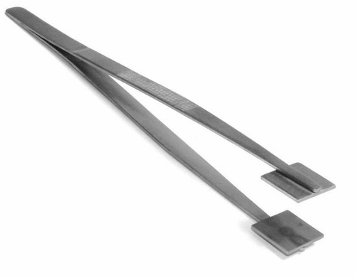 Mashing tweezers glass - tweezers, work