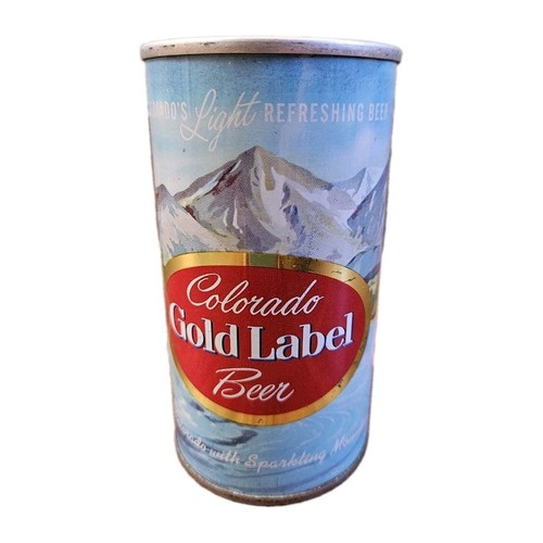 Colorado gold label beer steel - label,