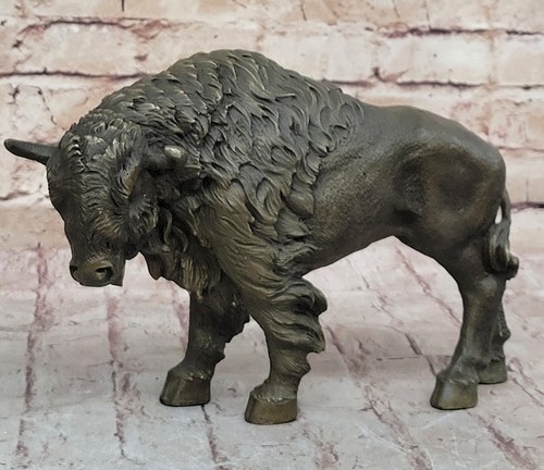 Animal bronze american buffalo - animal,