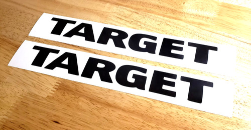 Target concrete saw decals - saw,