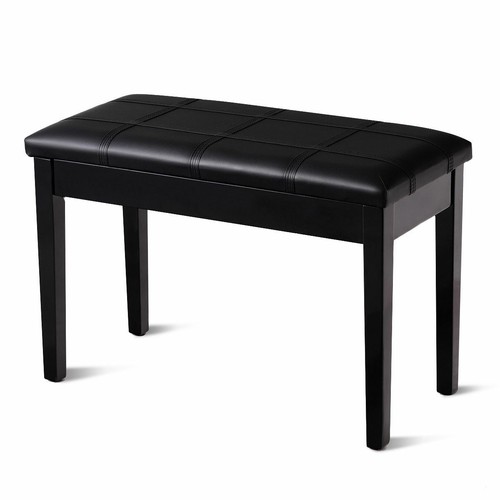 Solid wood leather piano - wood, pu