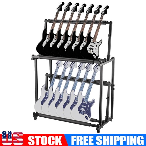 Guitar display rack tiers - guitar,