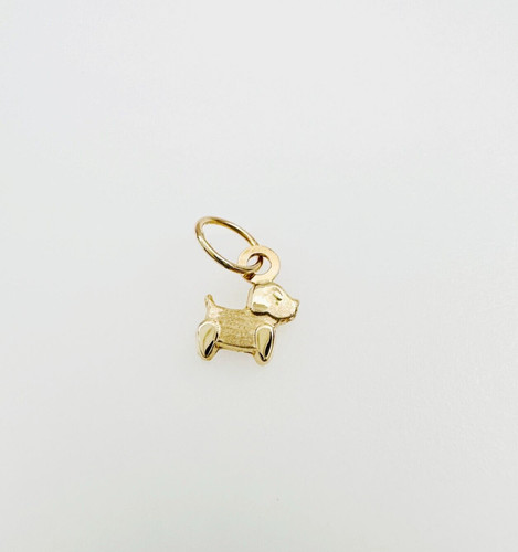 14k solid yellow gold - solid, teeny