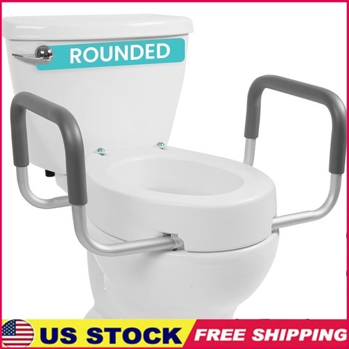 Toilet seat riser handles - toilet, w/