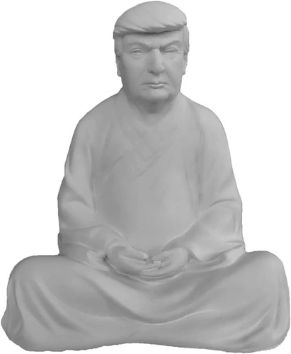 Buddha donald trump - trump, usa