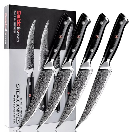 Shujin piece inch steak - 4-piece, 5-inch