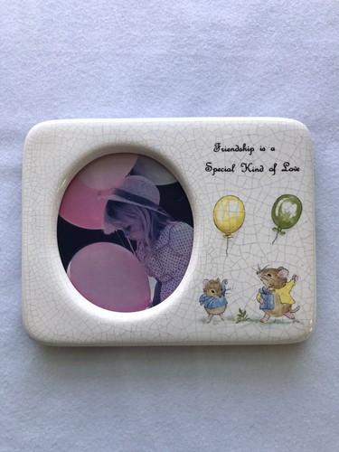 Ceramic photo frame cute - photo, mice
