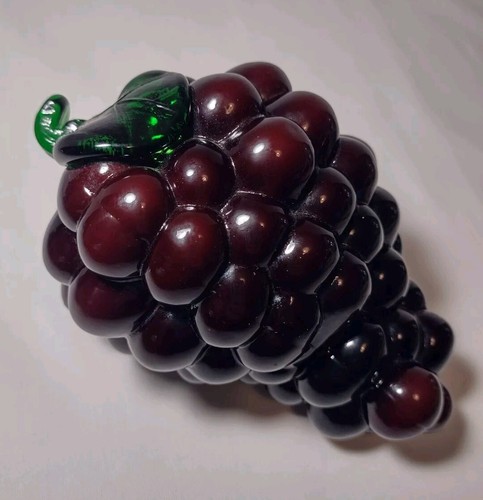 Vintage art glass grape - vintage,